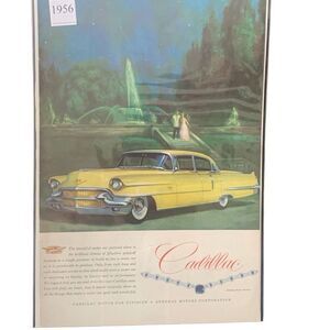 Vintage 1956 Cadillac Fifty Four Years of Devotion Ad Advertisment
